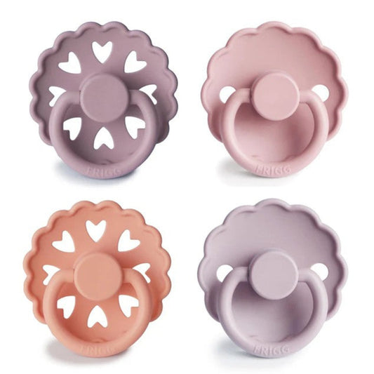 FRIGG Pacifier 4pk Silicone - Sunset Bliss