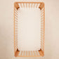 ErgoPouch 2 in 1 Waterproof Fitted Sheet - Cot - Caramel Grid