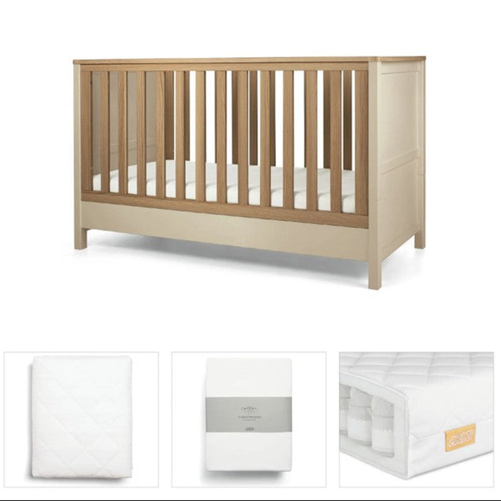 Mamas & Papas Harwell Cot Bundle - 4 pce - Cashmere