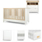 Mamas & Papas Harwell Cot Bundle - 5 pce - White/Natural