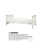 Mamas & Papas Harwell Cot Bundle - 4 pce - White/Natural