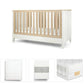 Mamas & Papas Harwell Cot Bundle - 4 pce - White/Natural