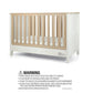 Mamas & Papas Harwell Cot Bundle - 5 pce - White/Natural