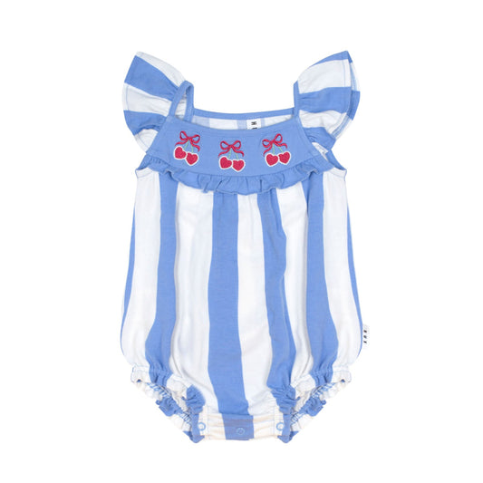 Huxbaby Seaside Cherry Stripe Playsuit