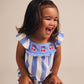 Huxbaby Seaside Cherry Stripe Playsuit