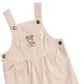 Huxbaby Sandbox Stripe Short Overalls
