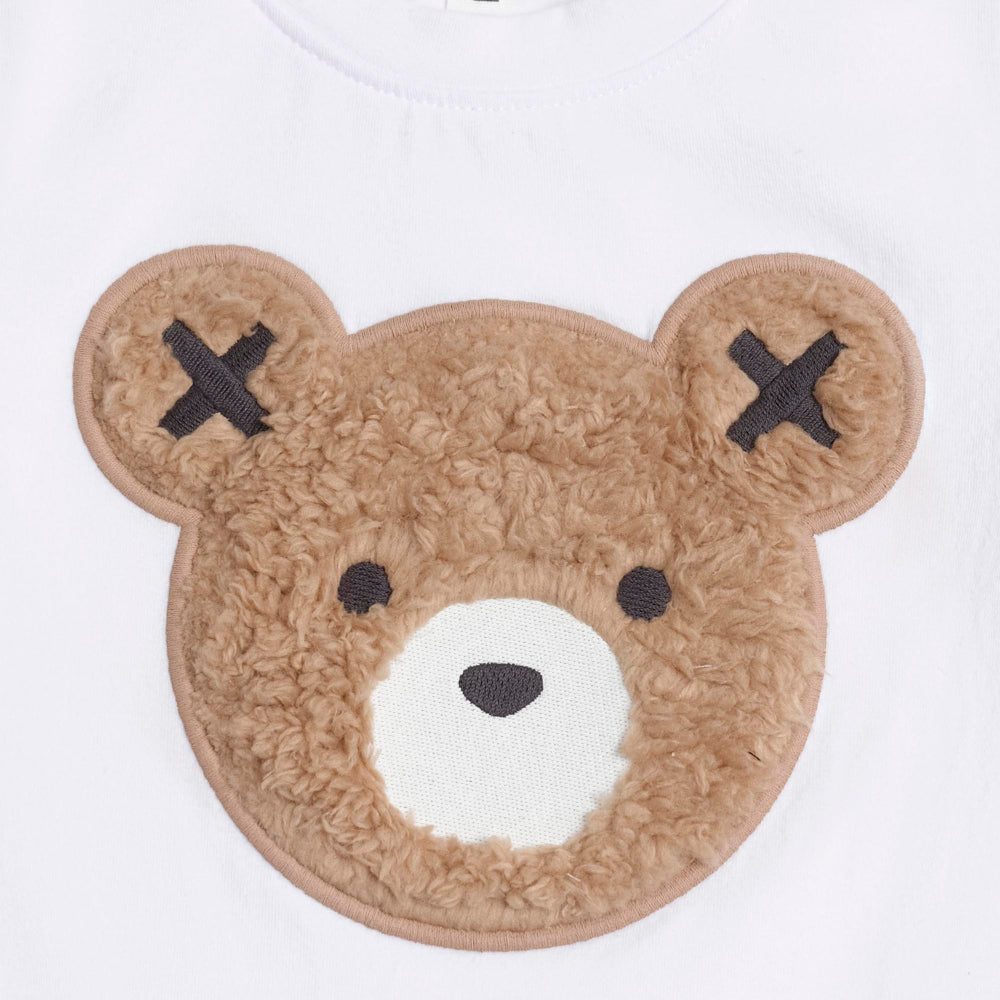 Huxbaby Furry Huxbear Crisp White Tee