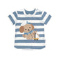 Huxbaby Sailor Pup Stripe T Shirt