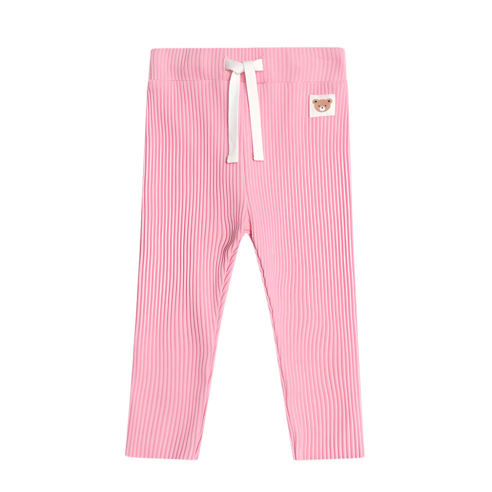 Huxbaby Pink Rib Leggings