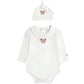 Huxbaby Babys First Outfit Romper & Hat