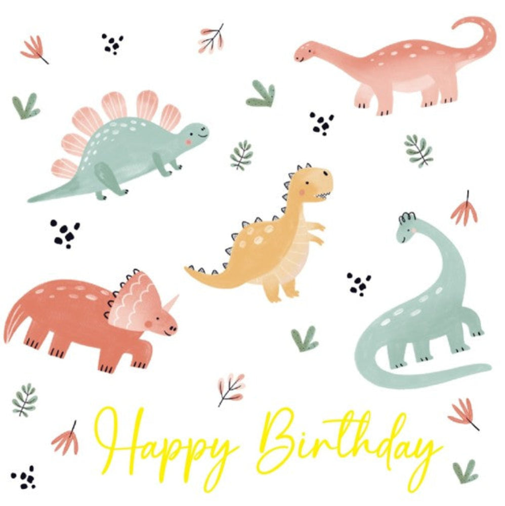 Petite Vous Birthday Card - Dinosaur