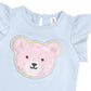 Huxbaby Heart Fur Bear Frill T Shirt