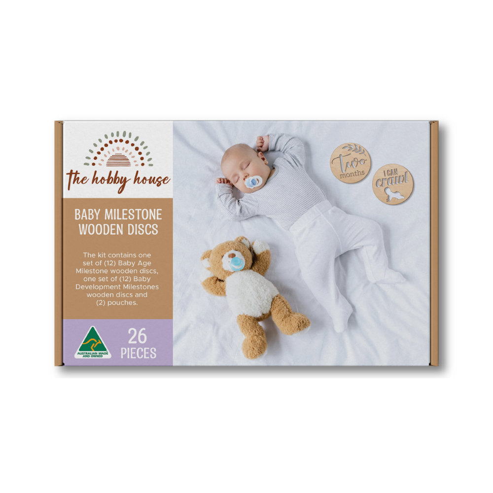 Artico Wooden Baby Milestone Set