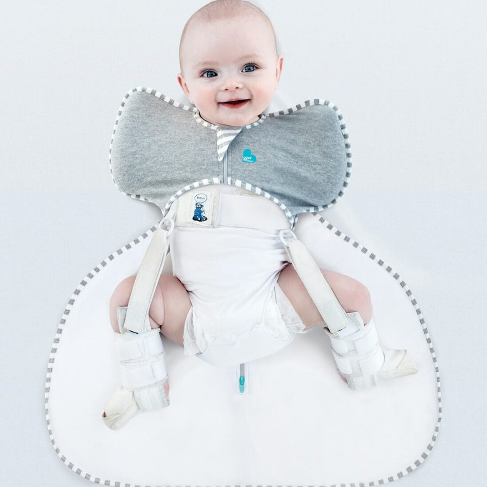 Love To Dream Swaddle Up 1.0 Tog Original Hip Harness Transition Bag - Grey