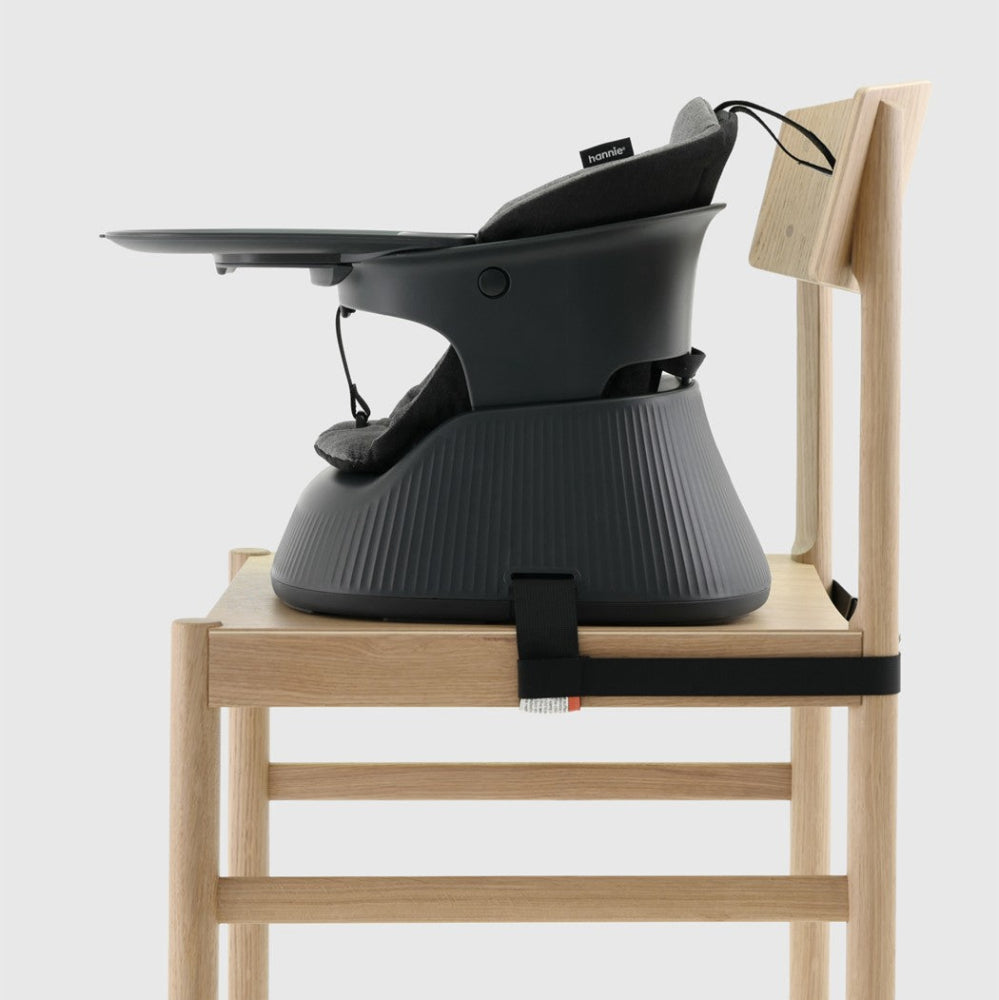 Hannie- The Portable High Chair - Charcoal Black