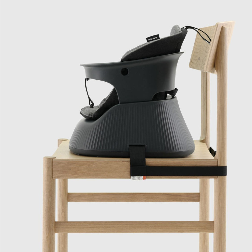 Hannie- The Portable High Chair - Charcoal Black