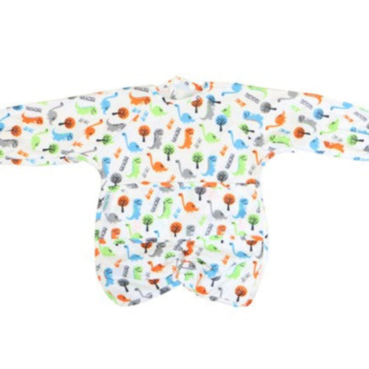 Silly Billyz Long Sleeve Nylon Highchair Hugger Bib - Roar