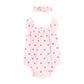 Huxbaby I Heart You Pointelle Bubble Romper And Headband