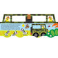 Mini Me - Shaped Board Book - The Jeep in the Jungle