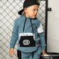 Cracked Soda Jet Detailed Pocket Hoodie - Teal
