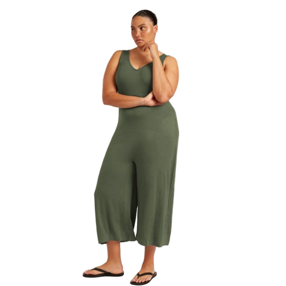 Boody Long Jumpsuit - Moss