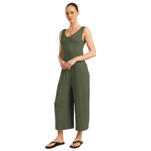 Boody Long Jumpsuit - Moss