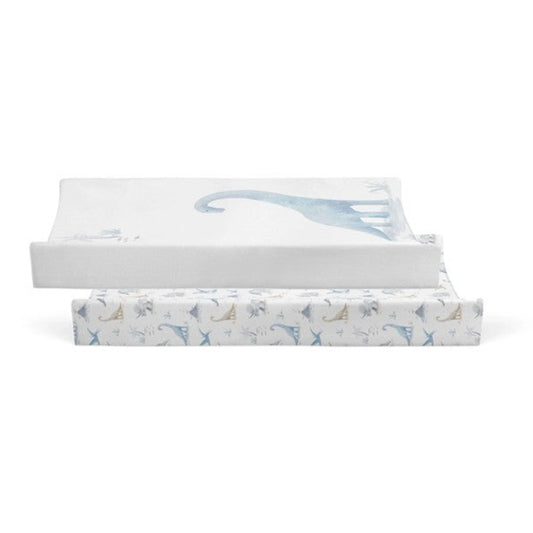 Bubba Blue Bamboo 2pk Waterproof Change Mat Covers - Jurassic