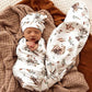 Snuggle Hunny Organic Jersey Wrap & Beanie Set - Koala