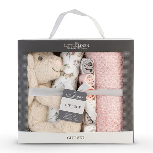 Little Linen Boxed Gift Set - Harvest Bunny