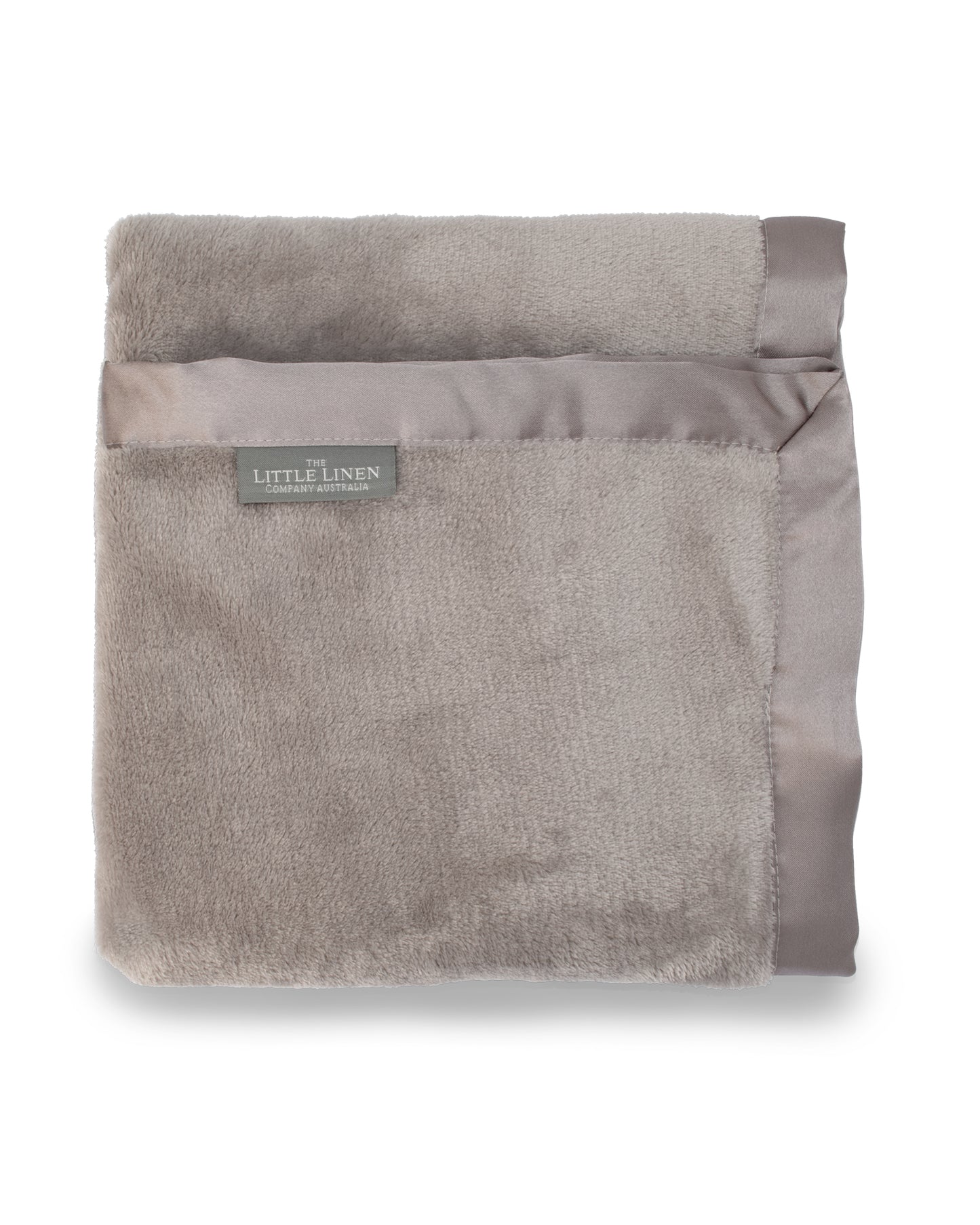 Little Linen Luxurious Blanket - Pewter Grey