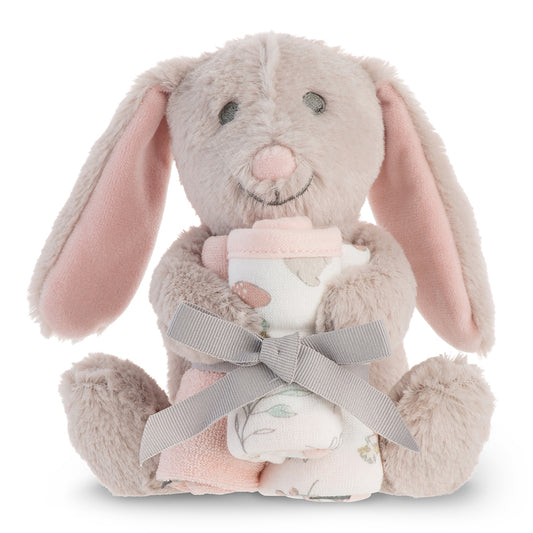 Little Linen Plush Baby Toy and Face Washers - Harvest Bunny