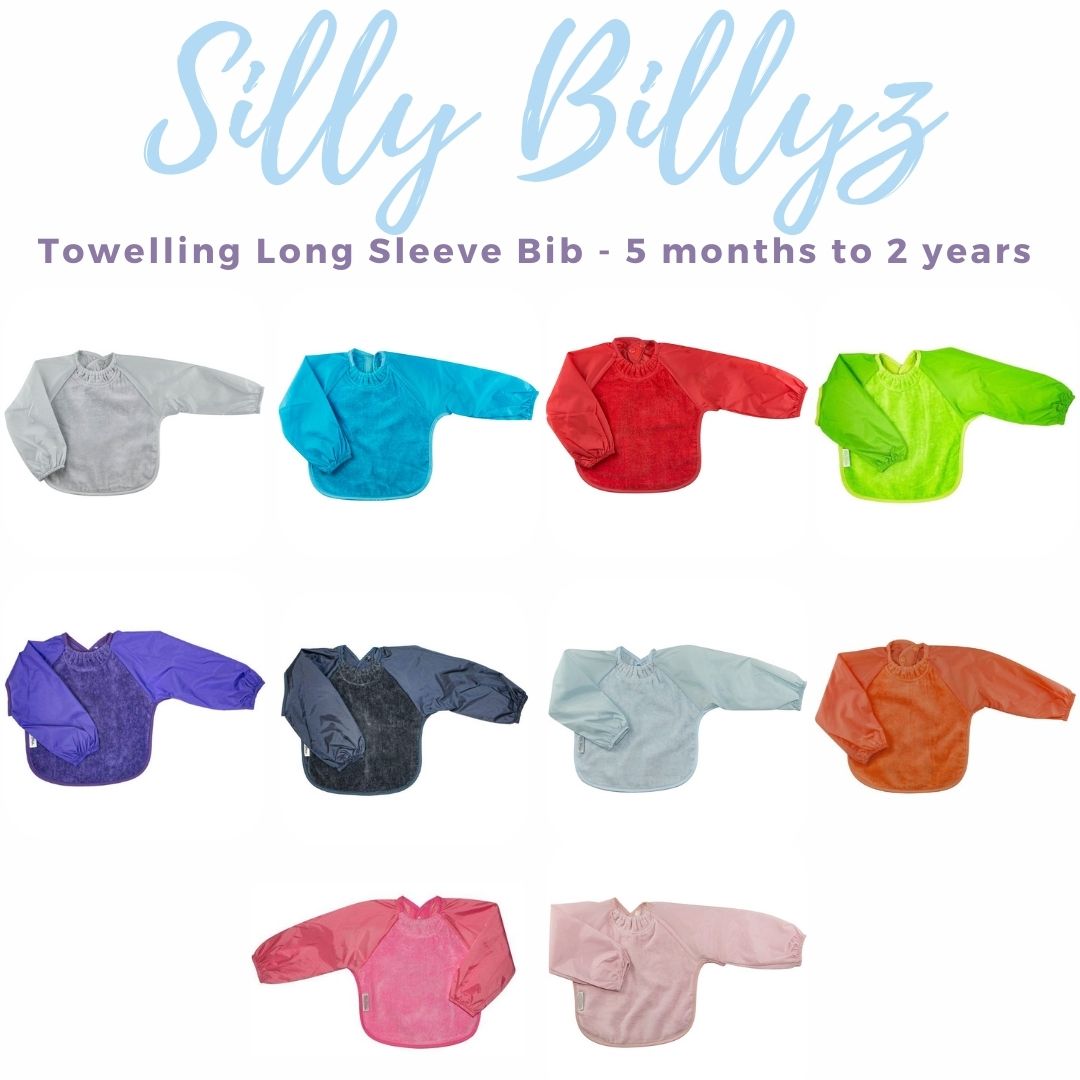 Silly billyz long sleeve sales bib