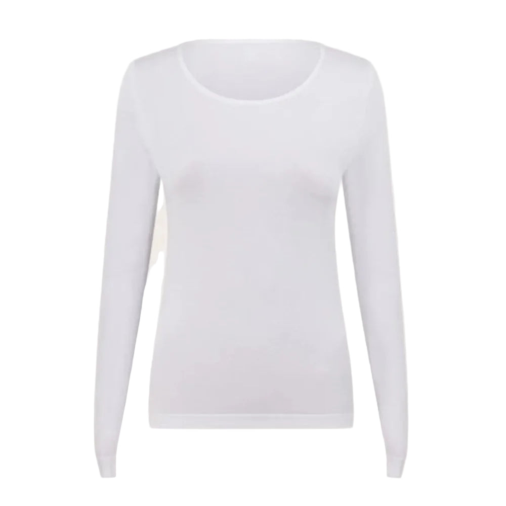 Boody Womens Long Sleeve Top - White