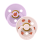 Bibs Soothers 2 pk - Ladybug Latex - Violet Sky Mix