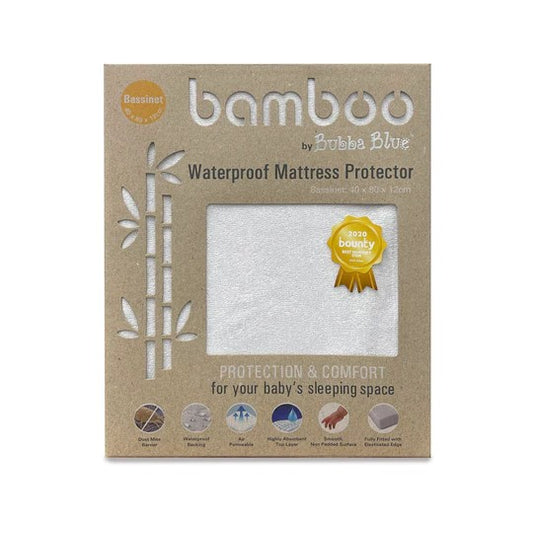 Bubba Blue Bamboo Mattress Protector Bassinet