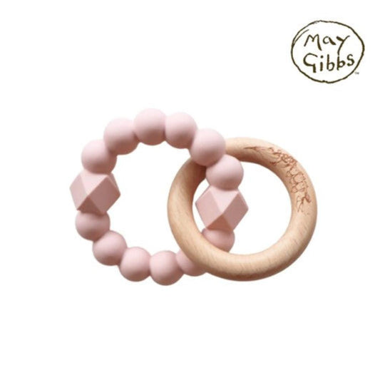 Jellystone May Gibbs Moon Teether - Blush