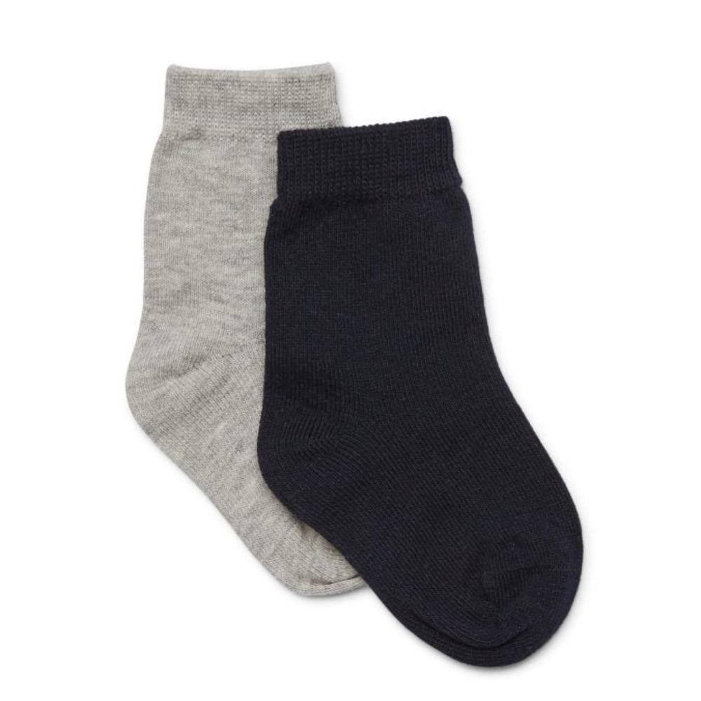 Marquise Socks 2 Pk Navy/Grey