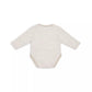 Love to Dream Merino Long Sleeve Bodysuit - Oatmeal Stripe