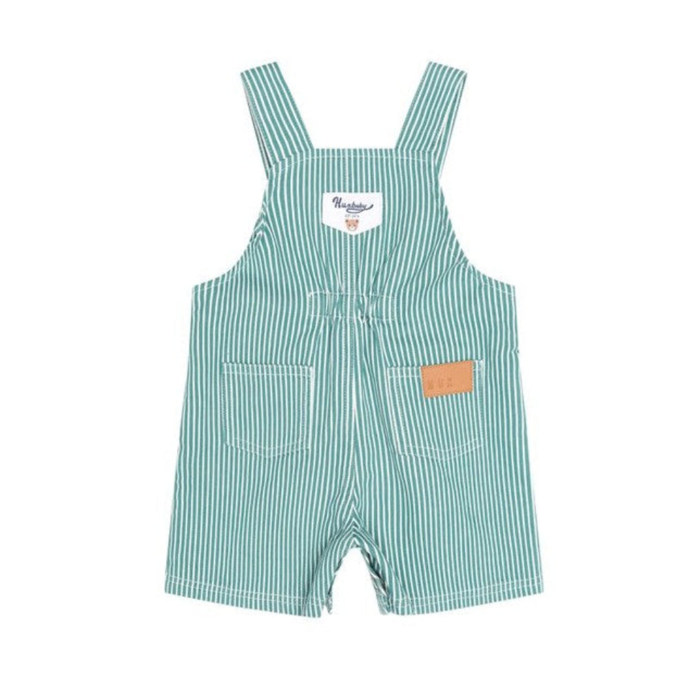 Huxbaby Mistletoe Stripe Shortall