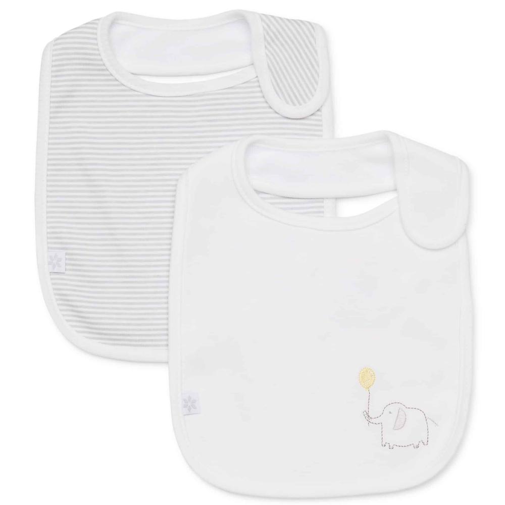 Marquise Bibs 2 Pk Elephant