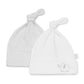 Marquise 2 pk Beanie Elephant - White -