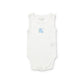 Marquise Sleeveless Bodysuit - 2 Pk Blue/White