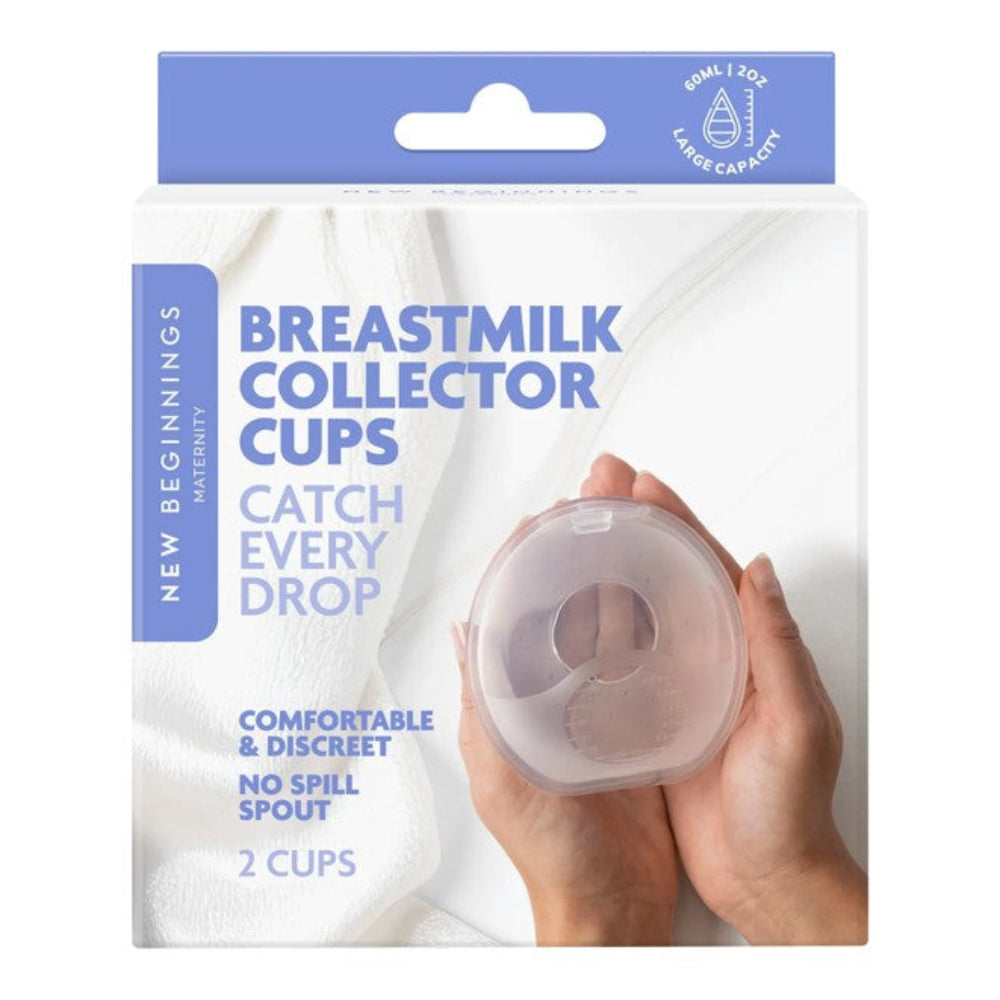 New Beginnings Breast Milk Collectors - 2 pk