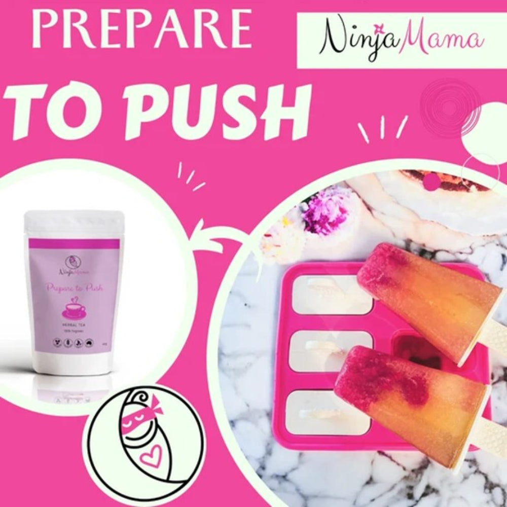 Ninja Mama Prepare to Push Raspberry Loose Leaf Tea - 40 gm