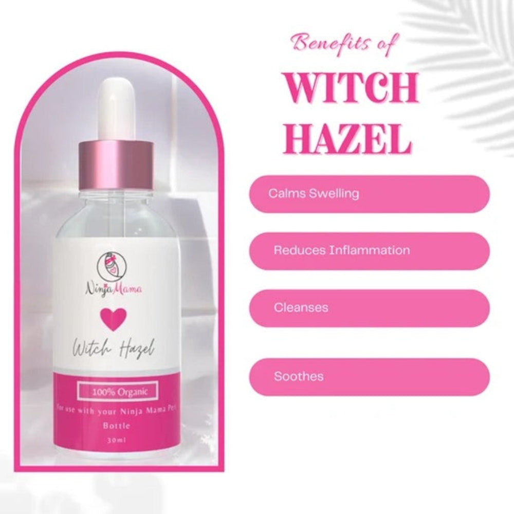 Ninja Mama Certified Organic Witch Hazel - Alcohol Free - 30ml