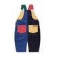 Huxbaby Colour Block Cord Overalls - Multi