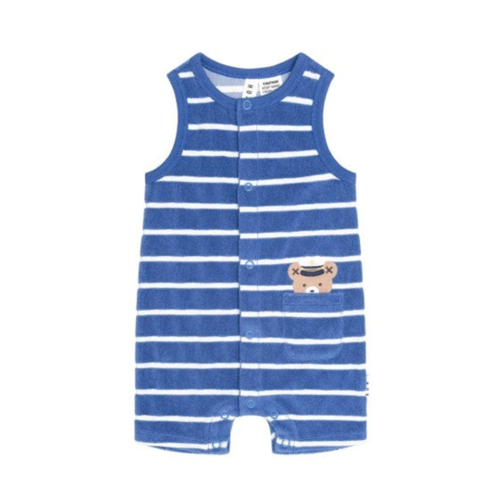 Huxbaby Nautical Peekaboo Hux Towelling Romper