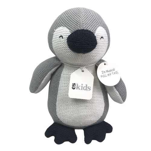 ES Kids Knitted Musical Penguin