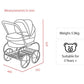 Valco Princess Doll Stroller - Navy
