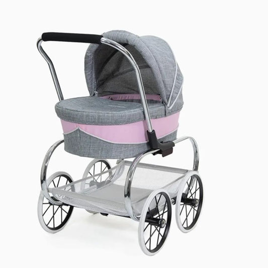 Valco Princess Doll Stroller - Pink/Grey